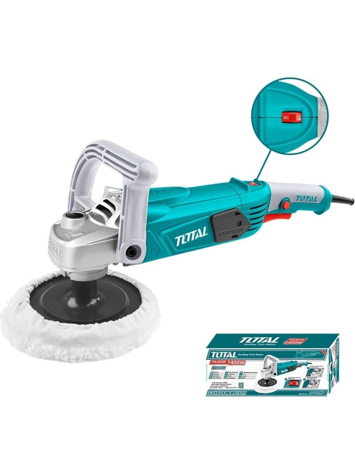 Total 1400W  Polisaj Makinası TP1141806 Total 1400W  Polisaj Makinası TP1141806