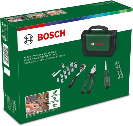 BOSCH TAŞINABİLİR EL ALET SETİ 26 PARÇA 1.600.A02.BY2