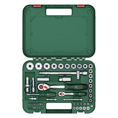 Bosch 1/4 + 1/2 Cırcırlı Somun Sıkma Seti 56 Parça 1.600.A02.Z9B