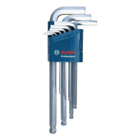 Bosch Alyan Anahtarı Seti Hex 9 Parça(1.5-10mm) 1.600.A01.TH5