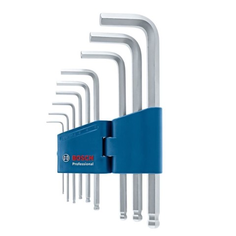 Bosch Alyan Anahtarı Seti Hex 9 Parça(1.5-10mm) 1.600.A01.TH5