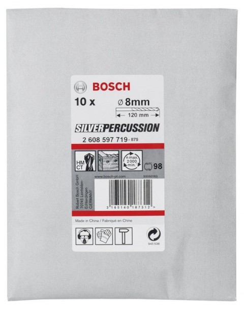 Bosch CYL-3 Beton Matkap Ucu 8x120 mm 10 lu Paket