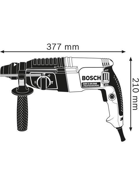 Bosch GBH 2-26 DRE Profesyonel Kırıcı-Delici Matkap 800W 2,7J 0.611.253.703
