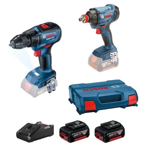 Bosch GDX 180+GSR18V-50 (2×5.0AH) 0 615 990 N3F Akülü Set