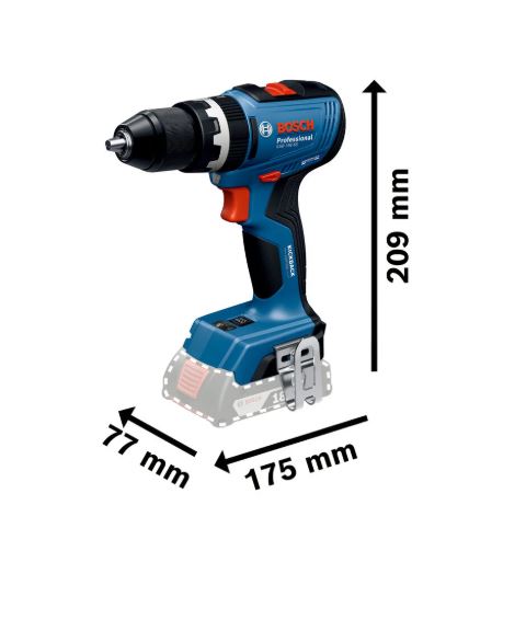 Bosch GSB 18V-65 Akülü Darbeli Matkap 2x2.0 Ah 0.601.9N3.100