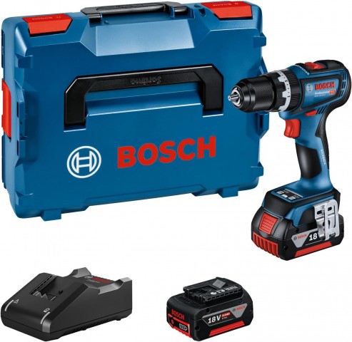 Bosch GSB 18V-90C Akülü Darbeli Delme Vidalama 2 x 5,0 Ah  0.601.9K6.106