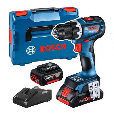 Bosch GSR 18V-90 C Akülü Delme Vidalama Makinesi(2X5 AH Akü+Şarj Cihazı)