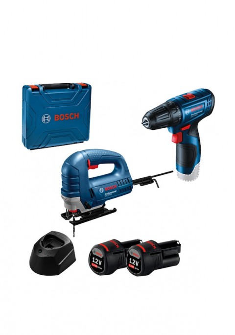Bosch GST 8000 E Dekupaj testere + GSR 120 - LI 0.615.990.M8N