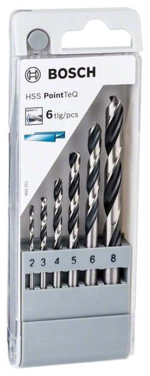 Bosch HSS Pointteq Delme Uç 6 Parça Metal