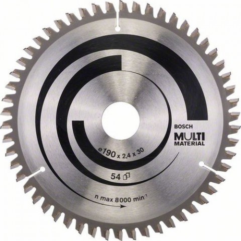 Bosch Multimaterial 190 x 30 Mm 54 Diş 2608640509