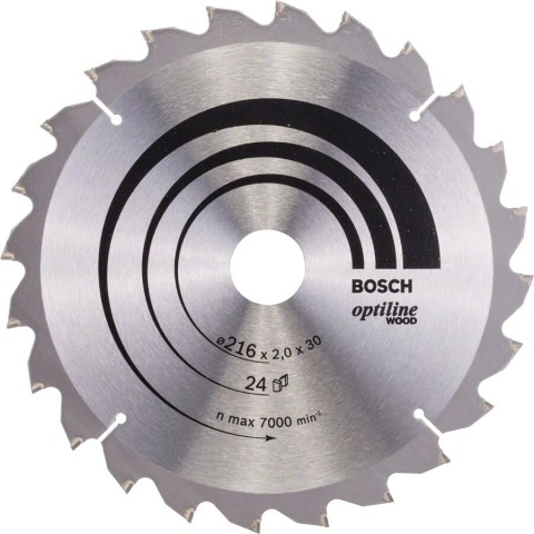 Bosch OPW Daire Testere 216x30mm 24 Diş 2.608.640.431