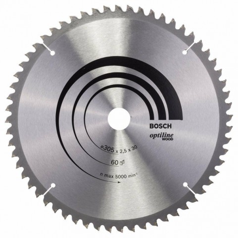 Bosch Optiline Wood 305x30 Mm 60 Diş 2608640441