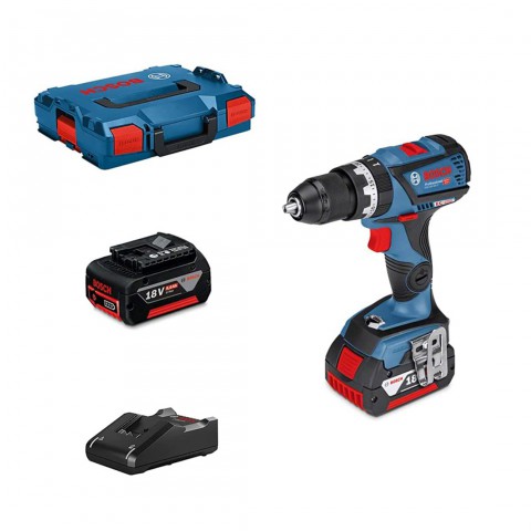 Bosch Professional Gsb 18v-60 C Darbeli Vidalama Akülü (2*5Ah L-Boxx) - 06019G210B