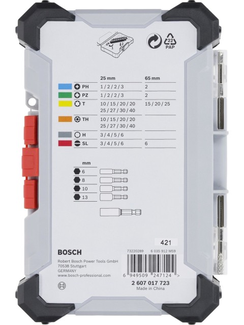 Bosch Profesyonel Vidalama Ucu Seti 43 Parça