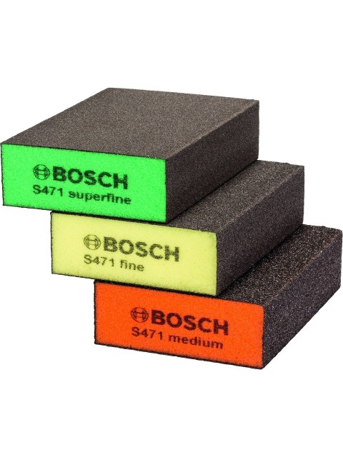 Bosch S471 Best for Dört Taraflı S.Zımpara 3lü 