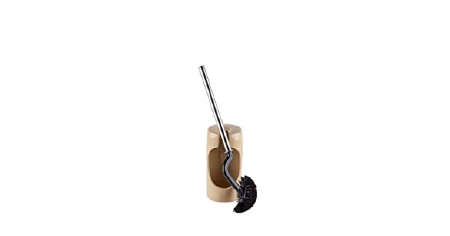 CURVED TEKLİ TUVALET FIRÇASI PARLAK BEJ D-07233