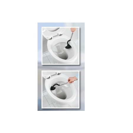 CURVED TEKLİ TUVALET FIRÇASI PARLAK BEJ D-07233