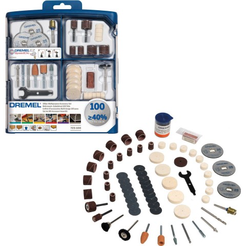 DREMEL 100 PARÇA ÇOK AMAÇLI AKSESUAR SETİ 723-100