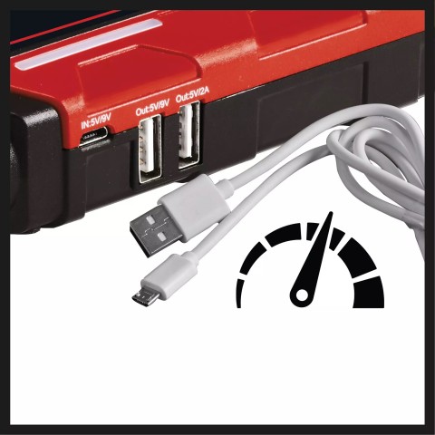 EİNHELL CE-JS 8 AKÜ TAKVİYE-POWERBANK 1091511