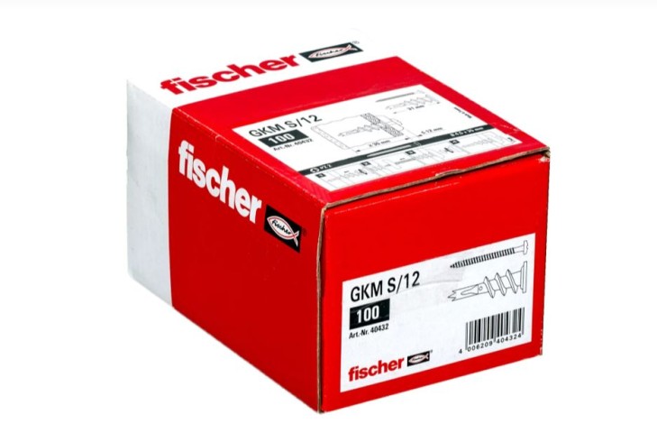 FİSCHER METAL ALÇIPAN DÜBELİ (yivli dübel) 100 AD.