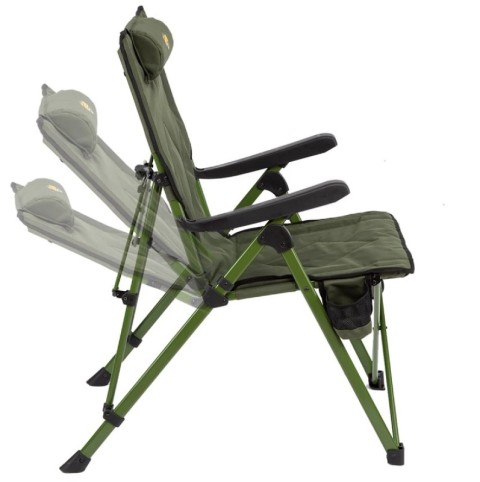 FUNKY CHAIRS COMFORT 3 KADEMELİ KATLANABİLİR KAMP SANDALYESİ HAKİ