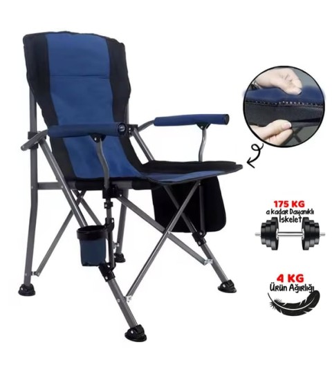 FUNKY CHAIRS RİVER SİDE KAT. KAMP SANDALYE LACİVERT FUNKY CHAIRS RİVER SİDE KAT. KAMP SANDALYE LACİVERT