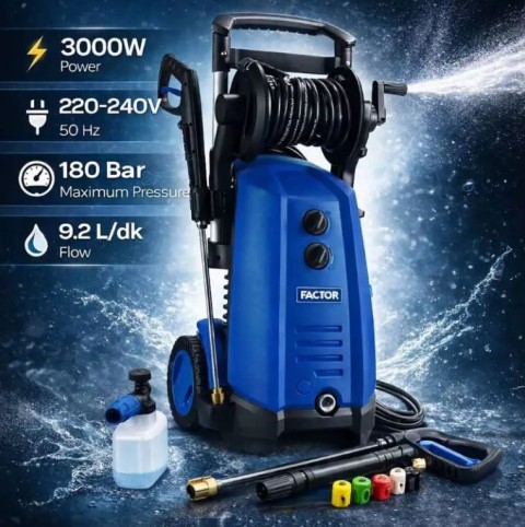 Factor FCPW180D Basınçlı Yıkama Makinesi 180 Bar