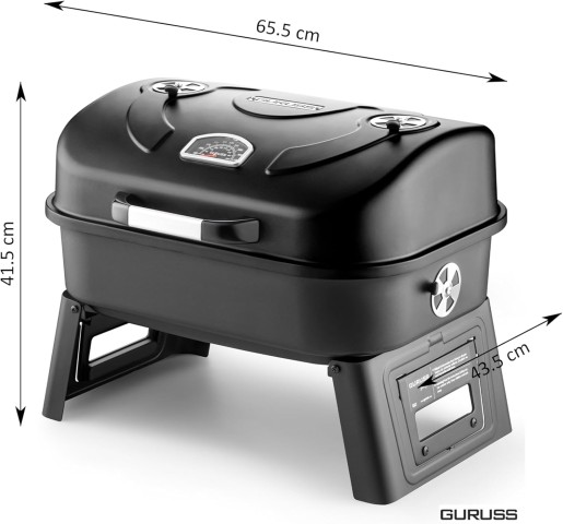 GURUSS GO & GRILL MANGAL SİYAH