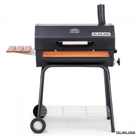 GURUSS CG-075 KILIF+ÖNLÜK KÖMÜRLÜ BARBEKÜ MANGAL SİYAH