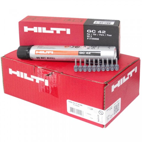 HİLTİ X-C 27 G3MX ÇİVİ(1200AD)+GC 42 GAZ TÜPÜ