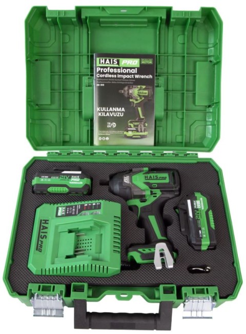 Hais Pro Akülü Darbeli Somun Sıkma  21V 4AH RB-810 1100N.m