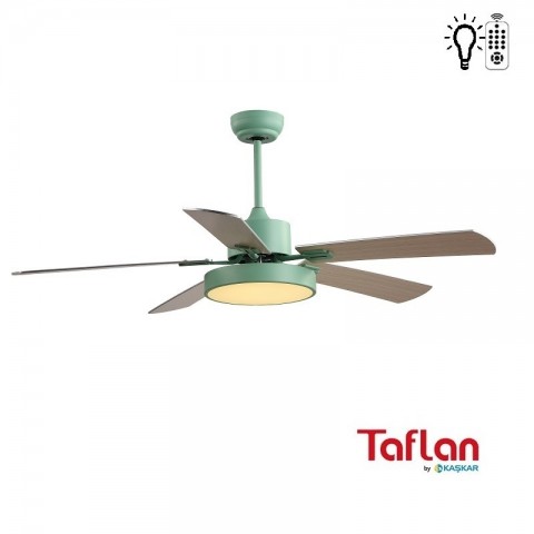 KAŞKAR TAVAN VANTİLATÖR F52302 LAMBALI YEŞİL