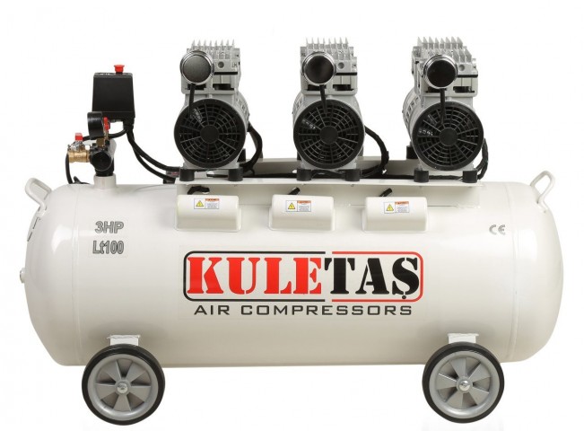 KULETAŞ SESSİZ KOMPRESÖR 100 LT 4 HP