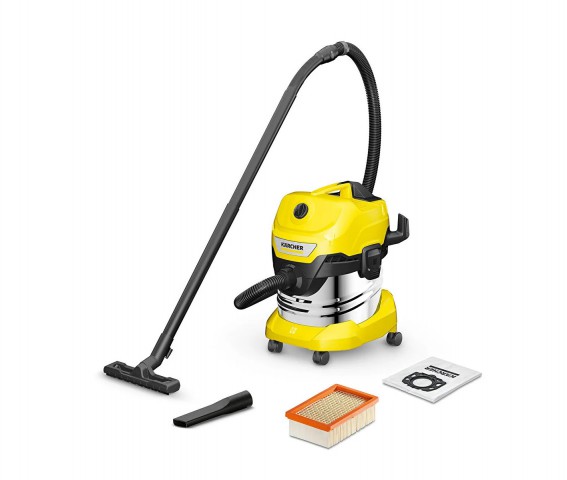 Karcher WD 4 EU S V-20/6/22 (YSY) 1000 W Islak Kuru Elektrikli Süpürge 1.628-250.0