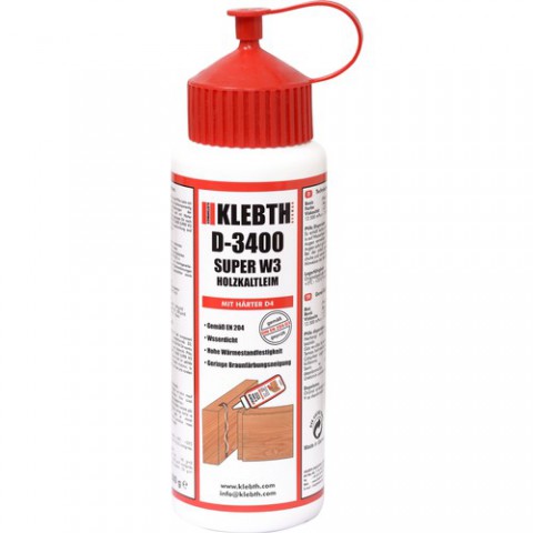 KLEBTH D3400 AHŞAP VE İSKELET TUTKALI D3/D4 ÇOK GÜÇLÜ (500 GR)