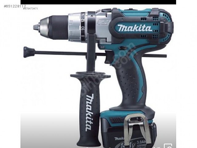 MAKİTA DHP444RFE DARBELİ AKÜLÜ 14,4V ÇİFT AKÜ VİDALAMA 3 AH 