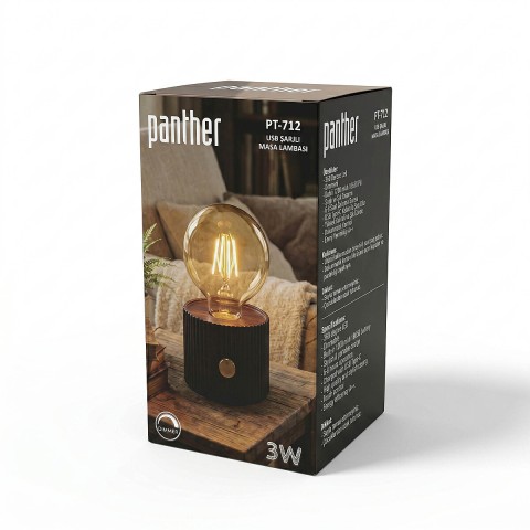 PANTHER PT-712 USB ŞARJLI MASA LAMBASI