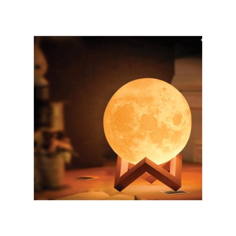 Petrix Moon 3D Dekoratif LED Aydınlatma 15 cm PD452