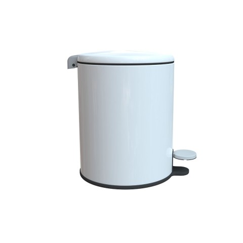 Primanova CİGO Pedallı Çöp Kovası 6 LT Mat Beyaz/Gri M-E41-01-06