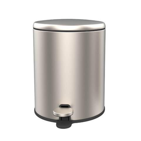 Primanova CİGO Pedallı Çöp Kovası 6 LT Mat Metal M-E41-30-06
