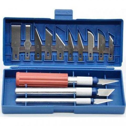 ROX WOOD NEŞTER TIP MAKET BIÇAĞI SETİ 13 PRÇ.