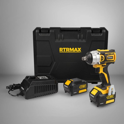 RTRMAX RTX2028 Darbeli Somun Sıkma 18V 4Ah Çift Akülü Kömürsüz