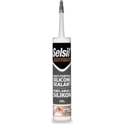SELSİL 01 GENEL AMAÇLI SİLİKON 280 GR ŞEFFAF