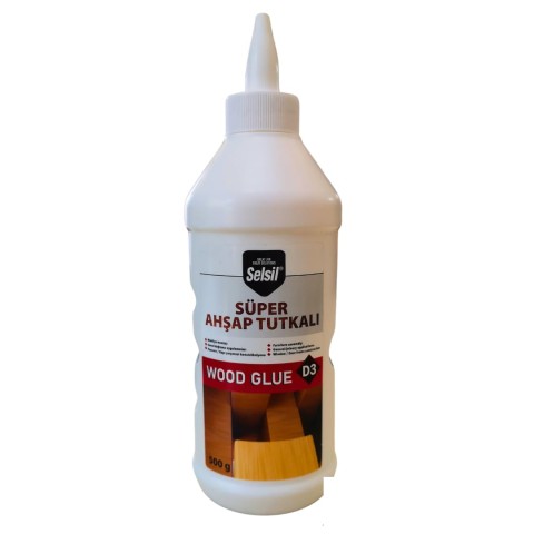 SELSİL SÜPER İSKELET TUTKALI WOOD GLUE 500 GR ŞİŞE