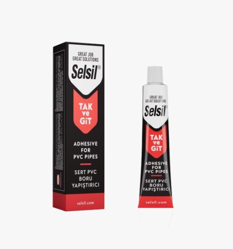 SELSİL TAK VE GİT SERT PVC BORU YAPIŞTIRICI 125 G