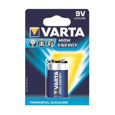 Varta High Energy 9V Pil Varta High Energy 9V Pil