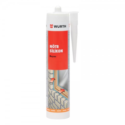 WÜRTH NÖTR SİLİKON -310 ML.-SİYAH