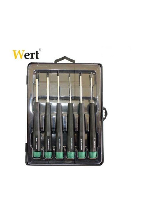 Wert 2262 Elektronikçi Tornavida Seti (6 Parça)