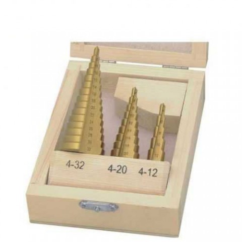 WERT 3500 Kademeli Sac Delme Seti (3 Parça)